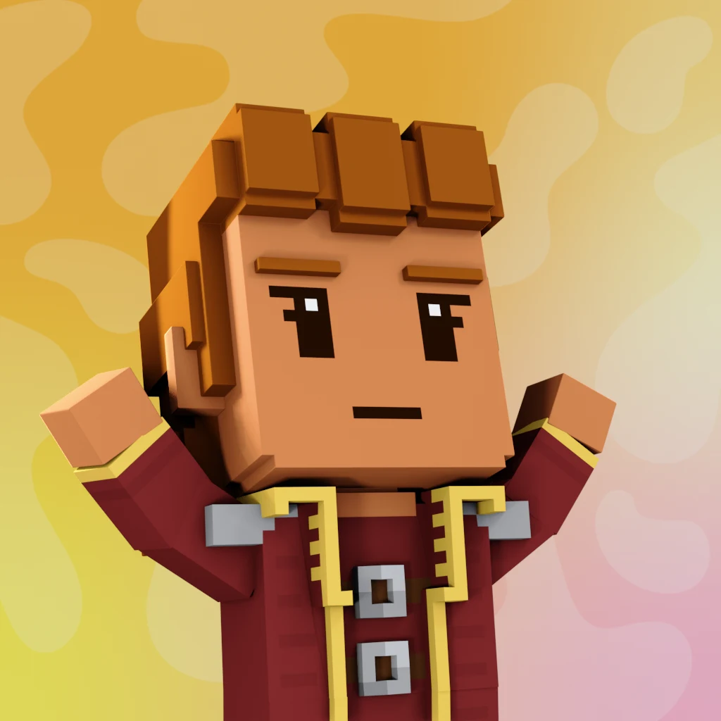 Pirate #2950 voxel render