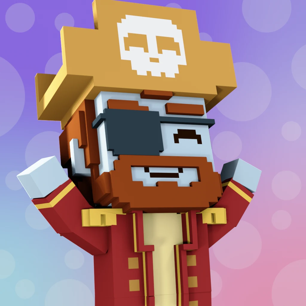 Pirate #2952 voxel render