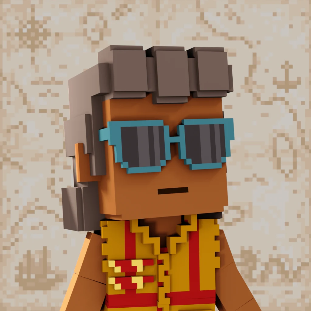 Pirate #2953 voxel render