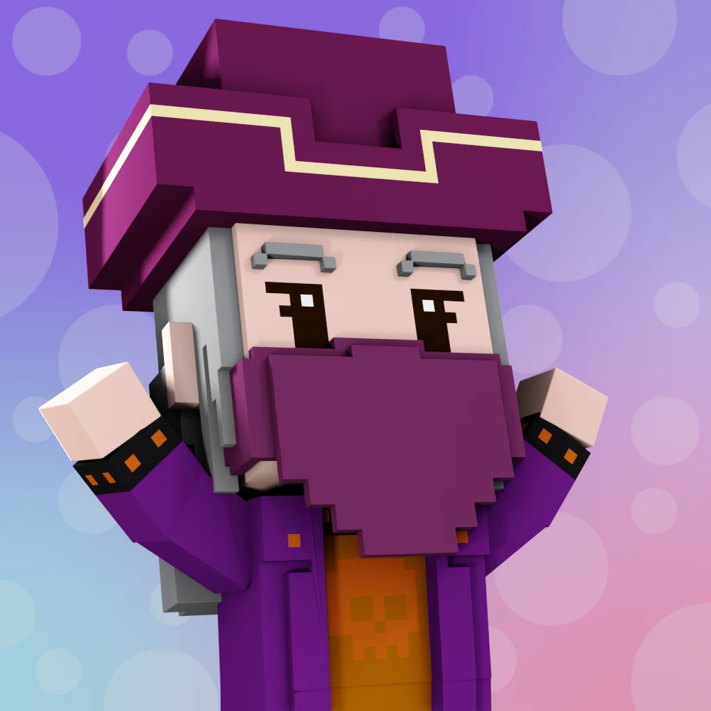 Pirate #2955 voxel render