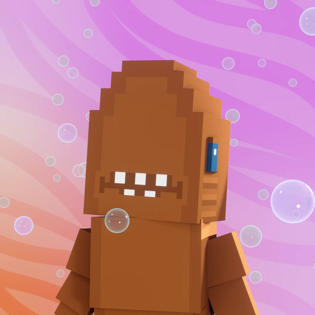 Pirate #2956 voxel render
