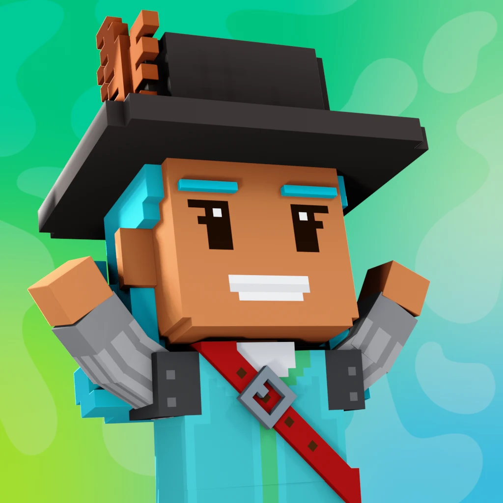 Pirate #2958 voxel render