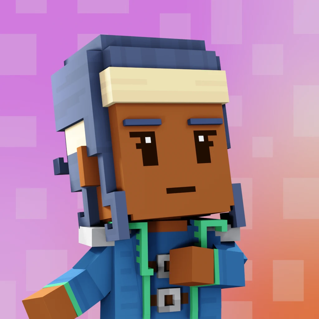 Pirate #2959 voxel render