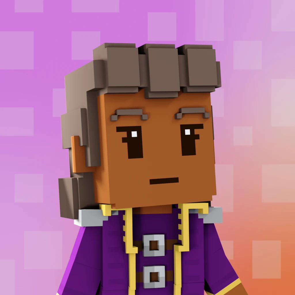 Pirate #2961 voxel render