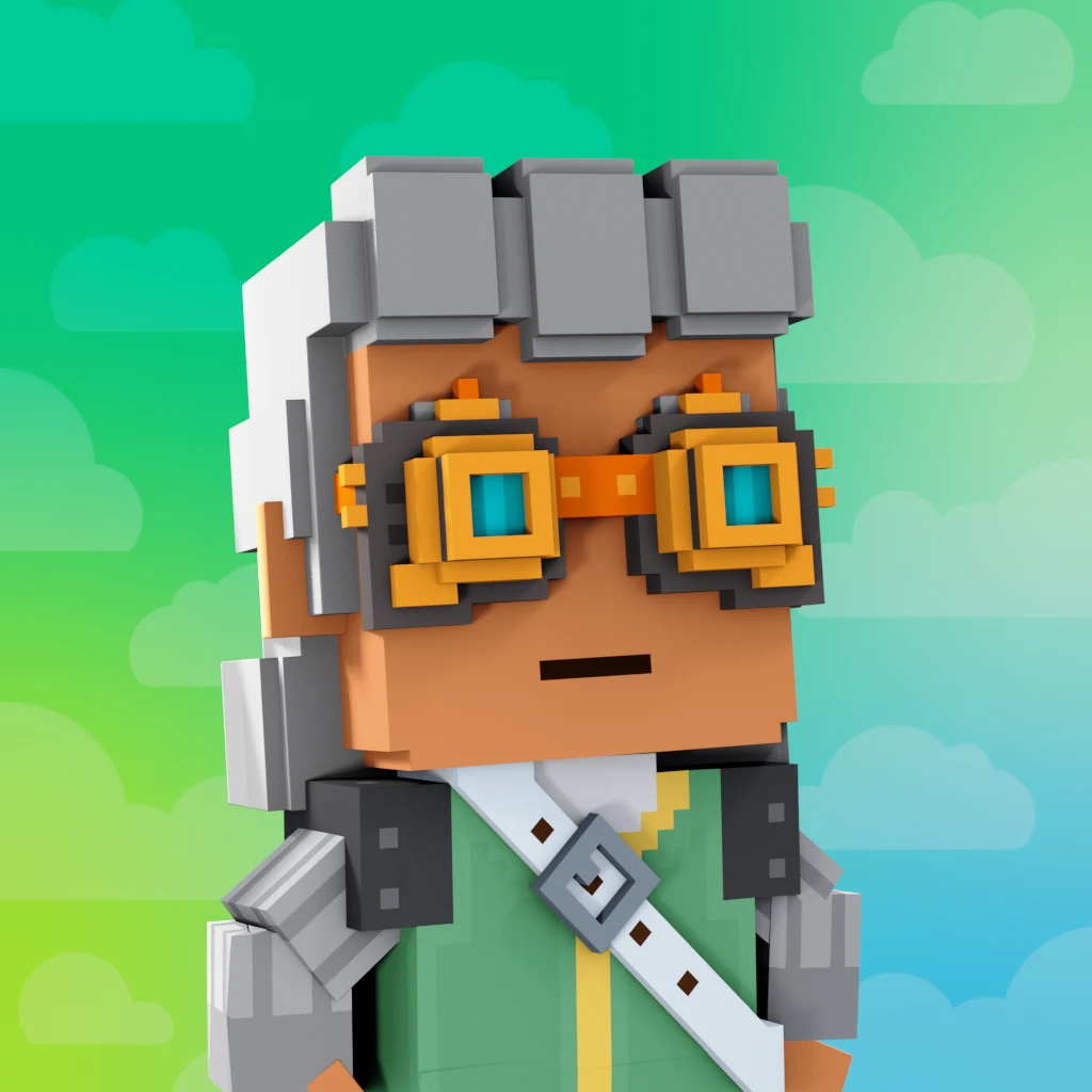 Pirate #2963 voxel render