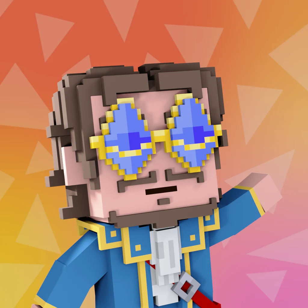Pirate #2965 voxel render