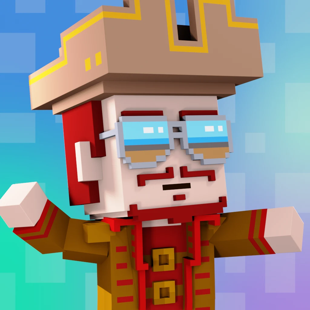 Pirate #2968 voxel render