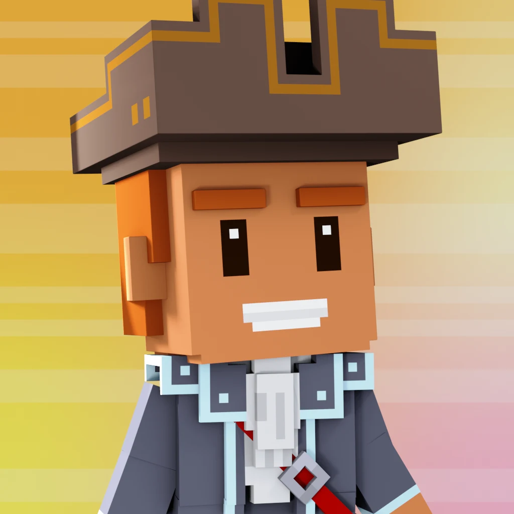 Pirate #2971 voxel render