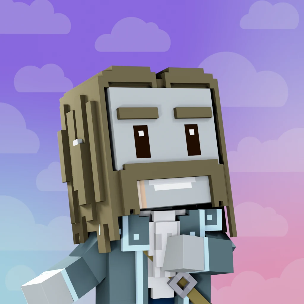 Pirate #2973 voxel render
