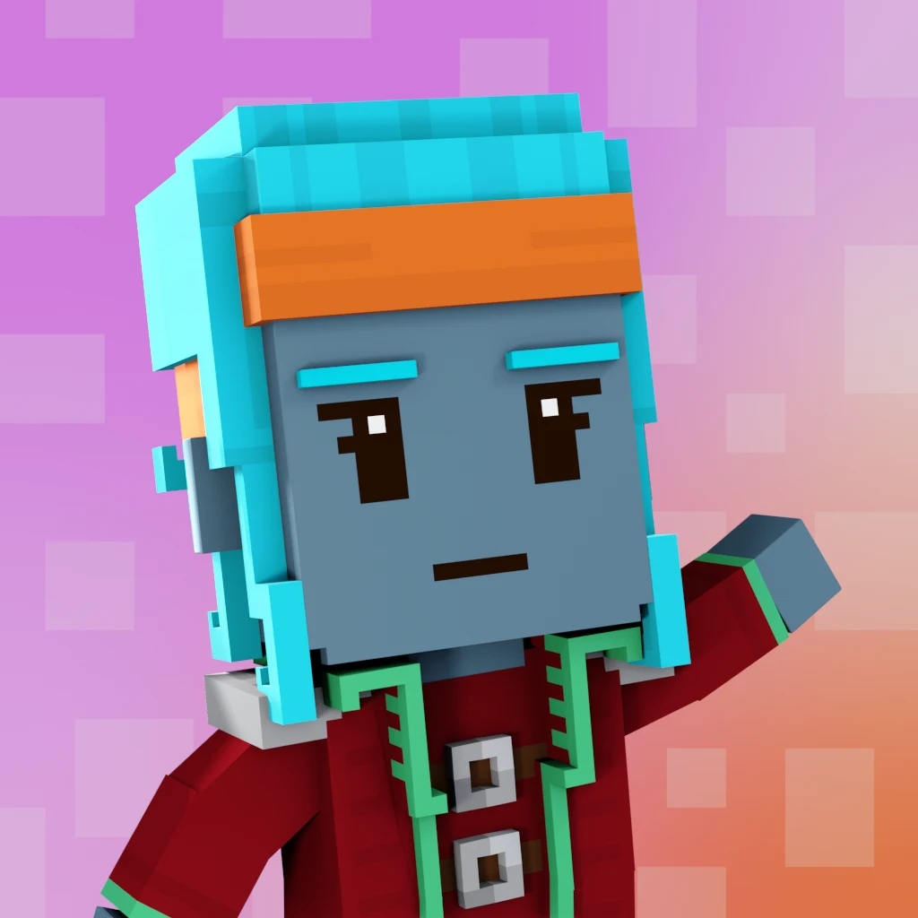 Pirate #2976 voxel render