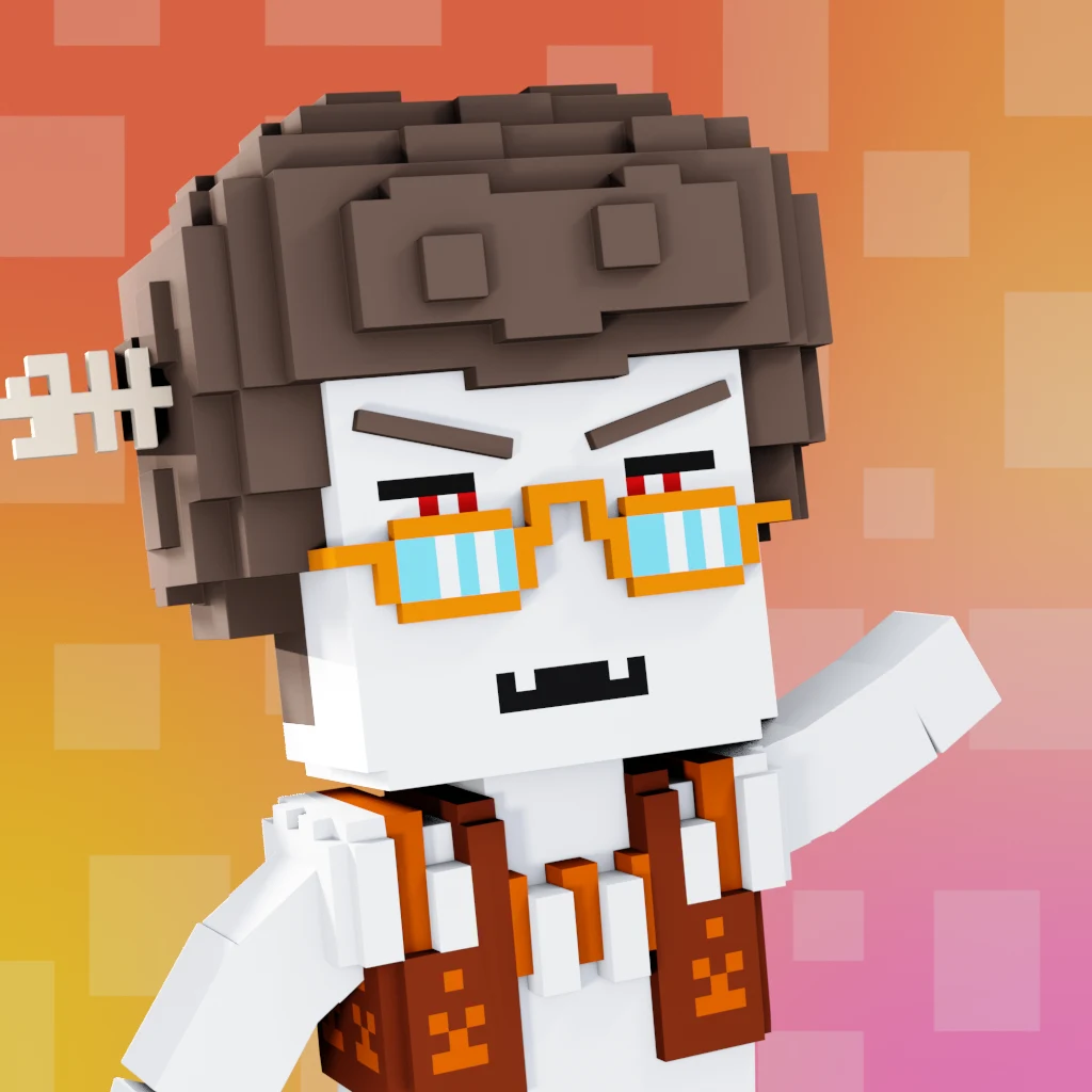 Pirate #2978 voxel render