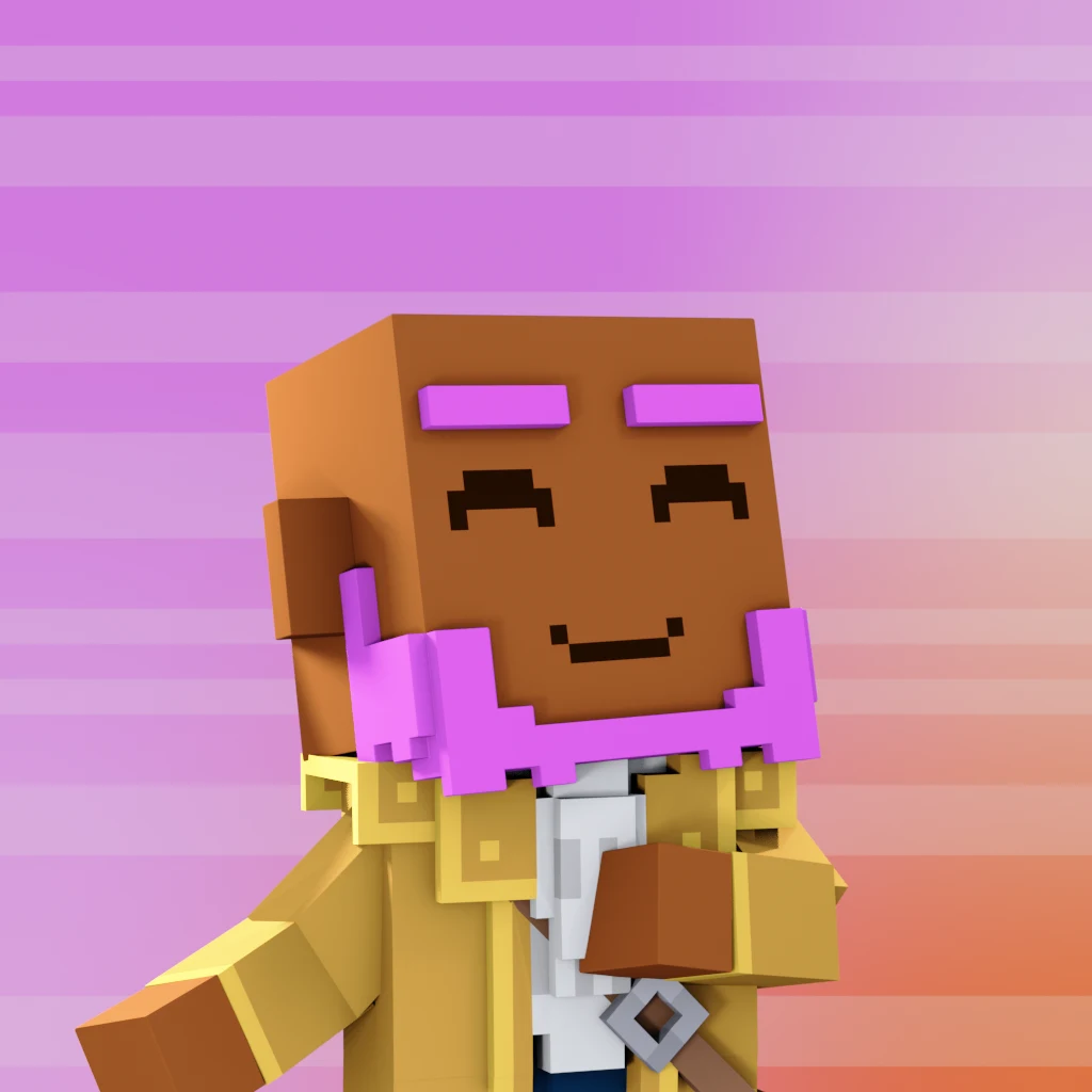 Pirate #2979 voxel render