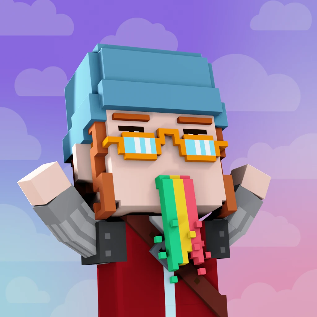 Pirate #2980 voxel render