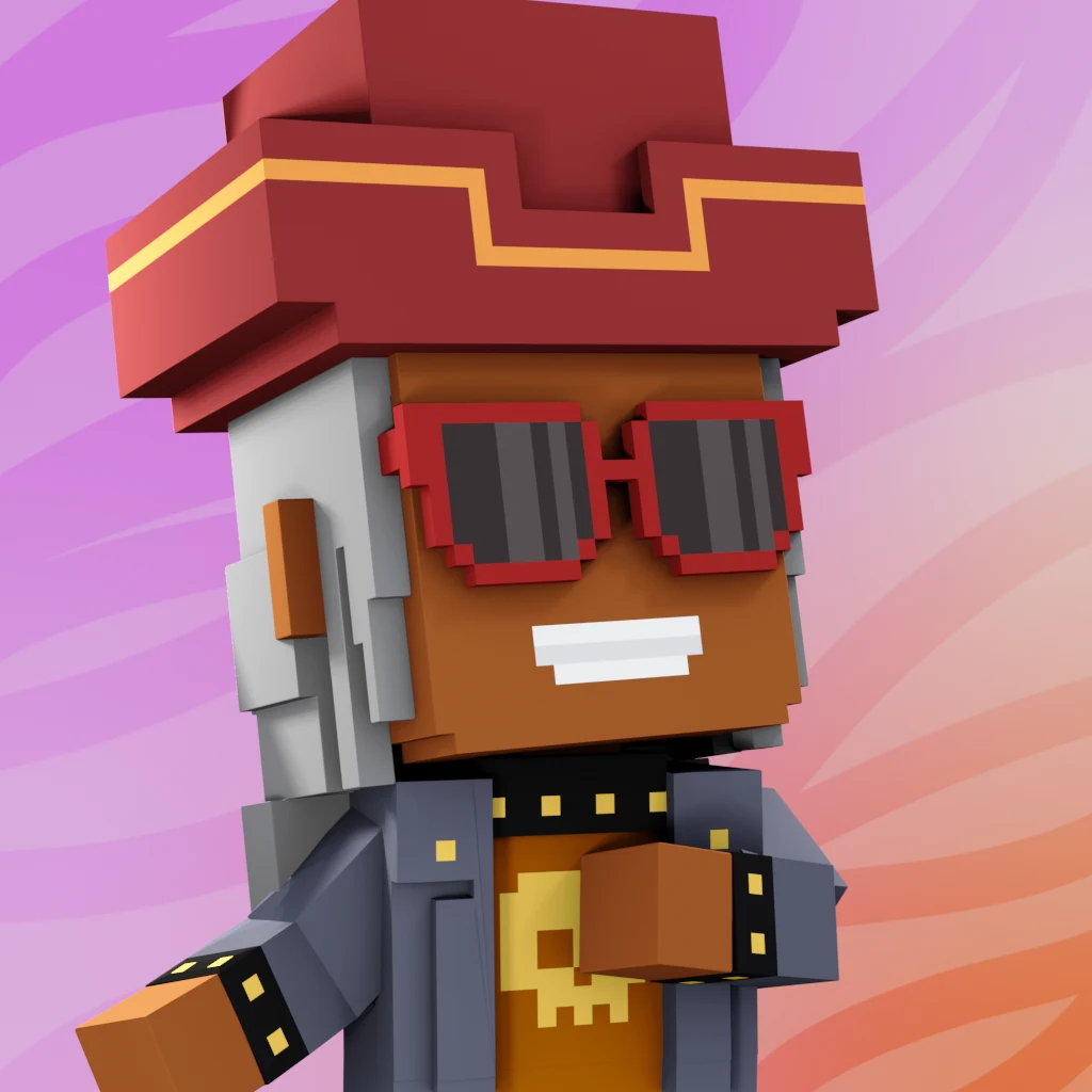 Pirate #2982 voxel render
