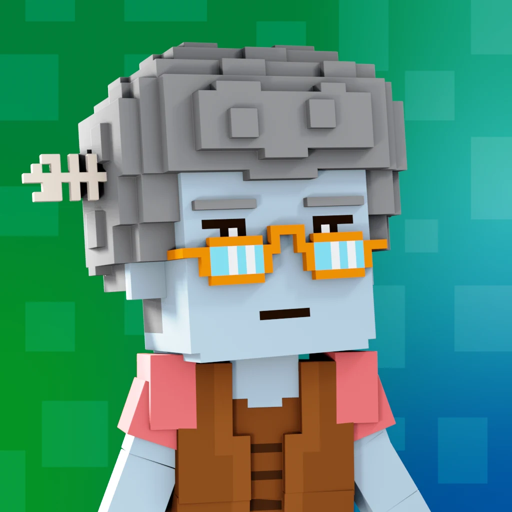Pirate #2985 voxel render