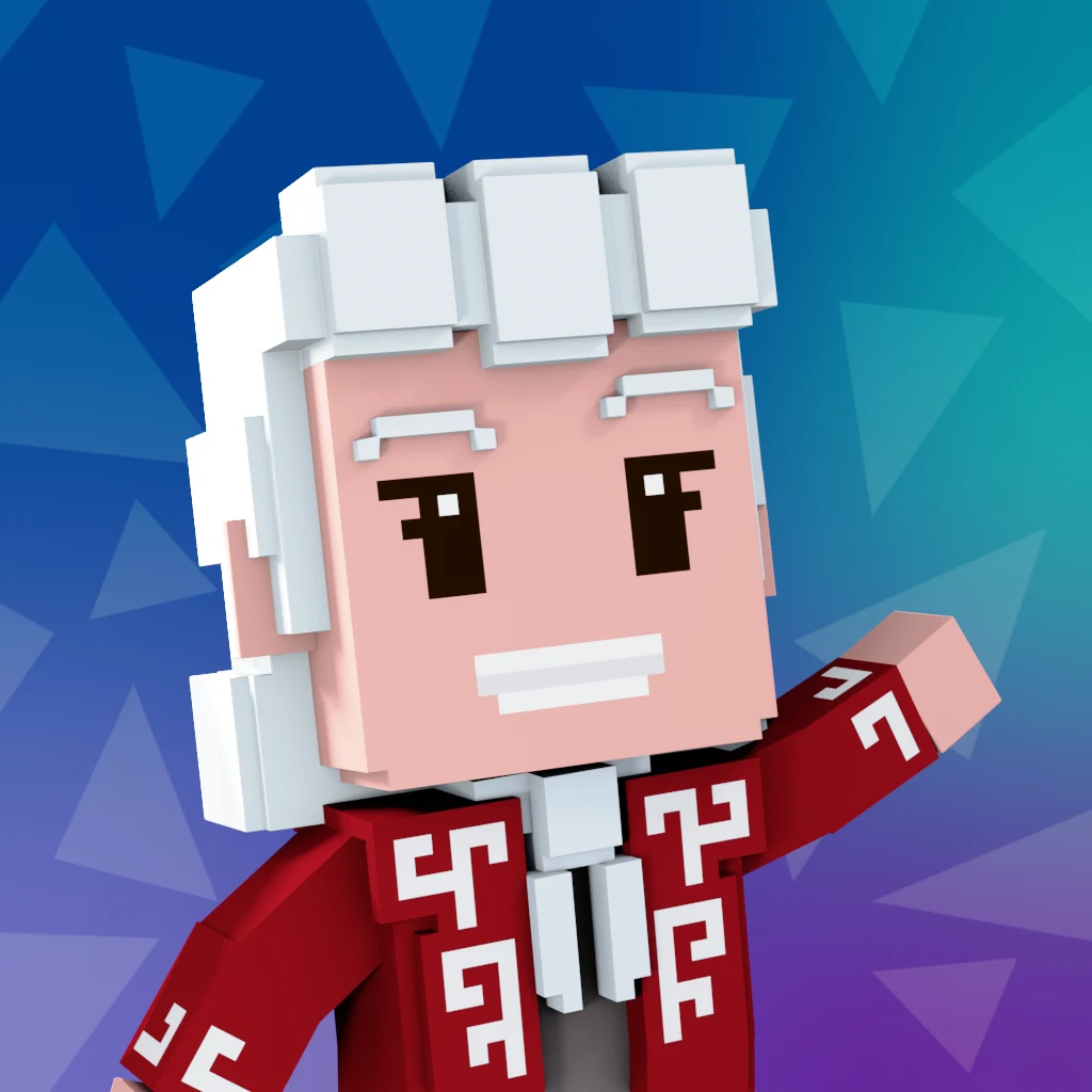 Pirate #2986 voxel render