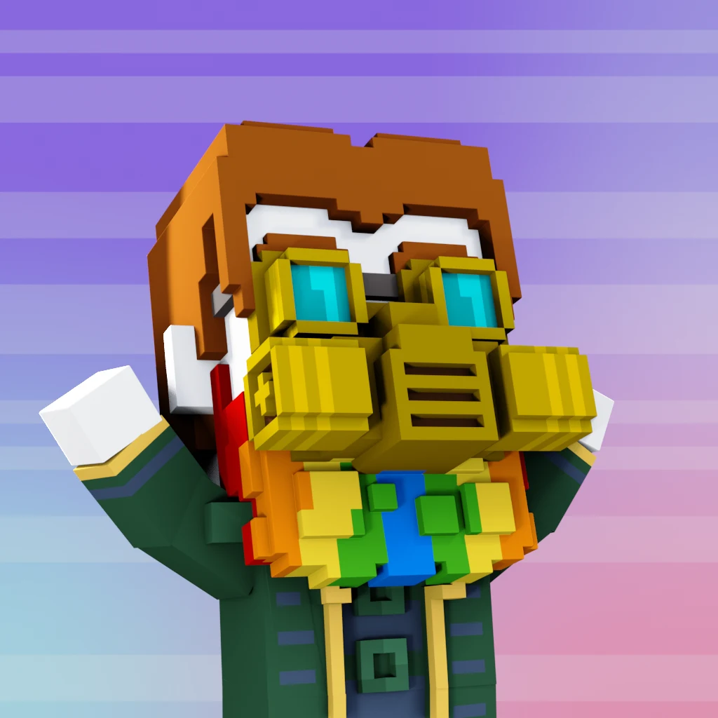 Pirate #2987 voxel render