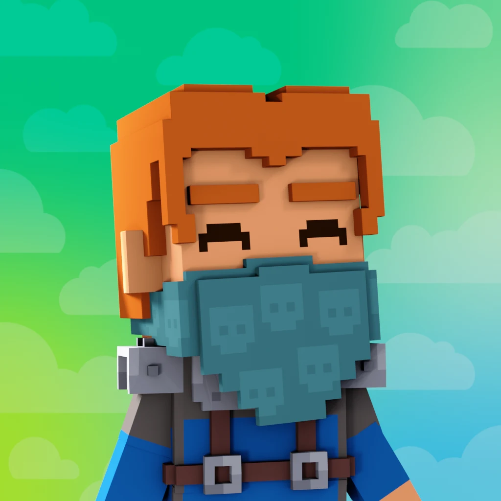 Pirate #2991 voxel render