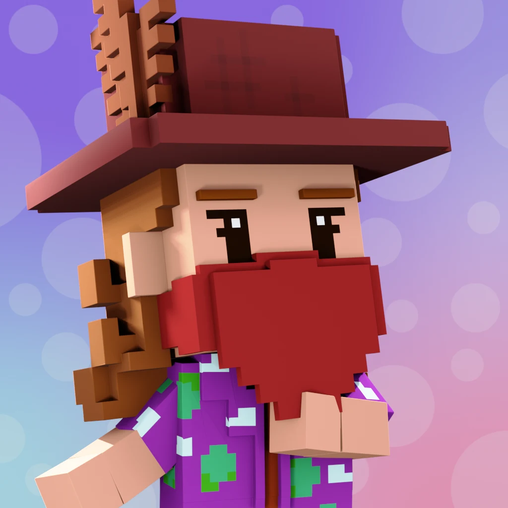 Pirate #2992 voxel render