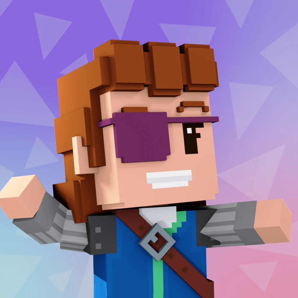 Pirate #2994 voxel render