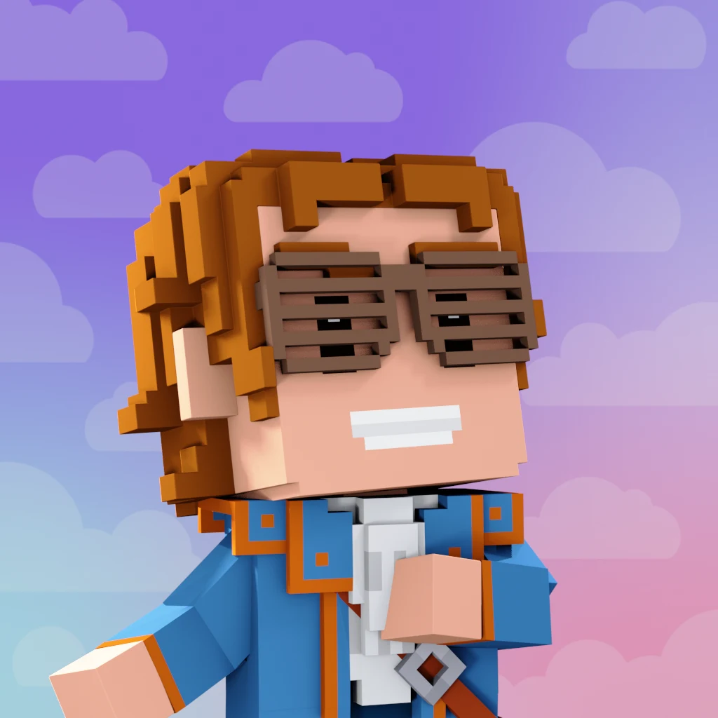 Pirate #2998 voxel render