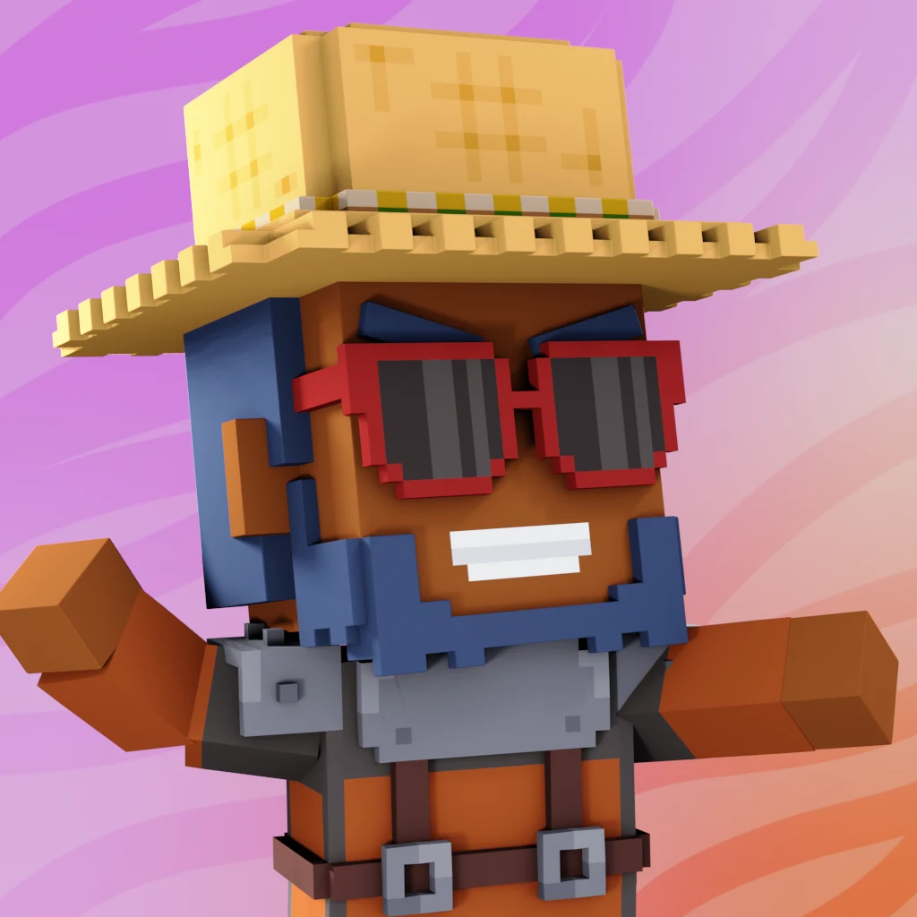 Pirate #2999 voxel render