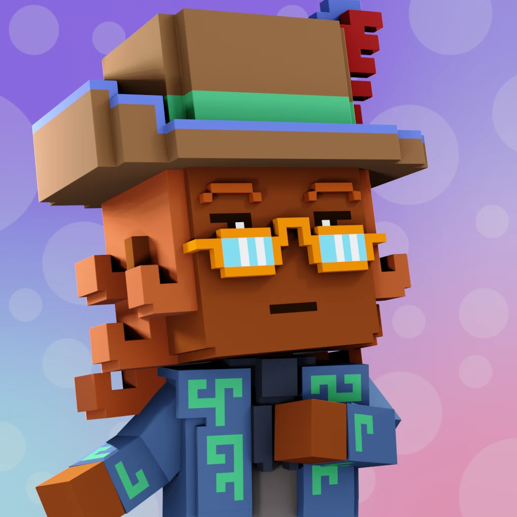 Pirate #3 voxel render