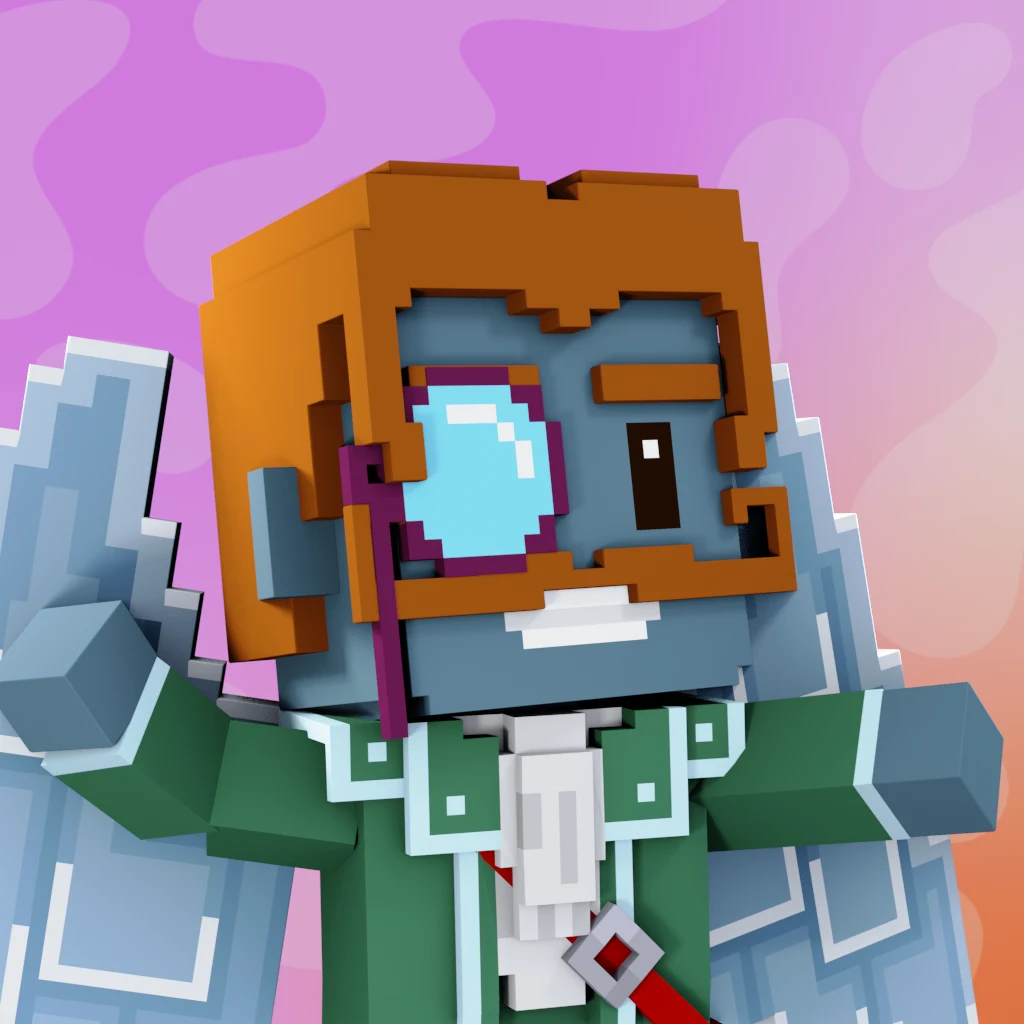 Pirate #30 voxel render