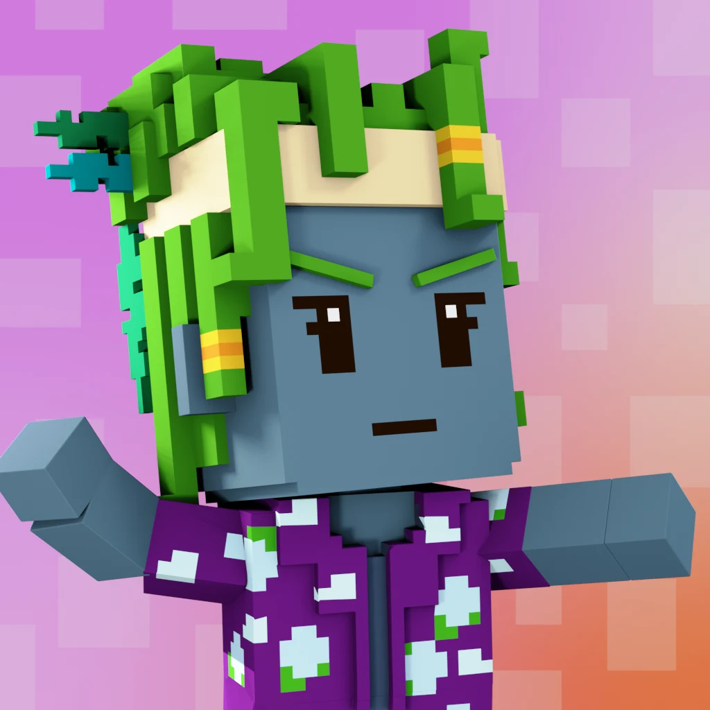 Pirate #3000 voxel render