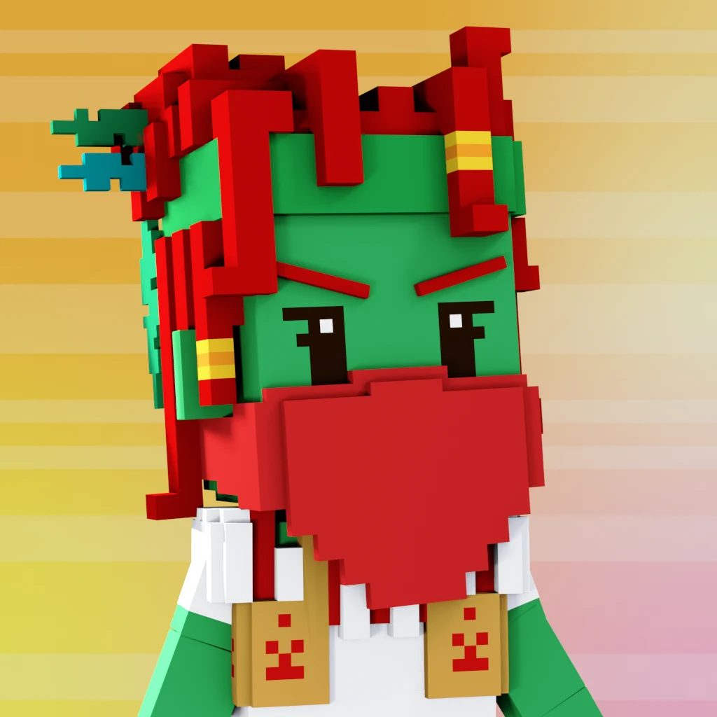 Pirate #3003 voxel render