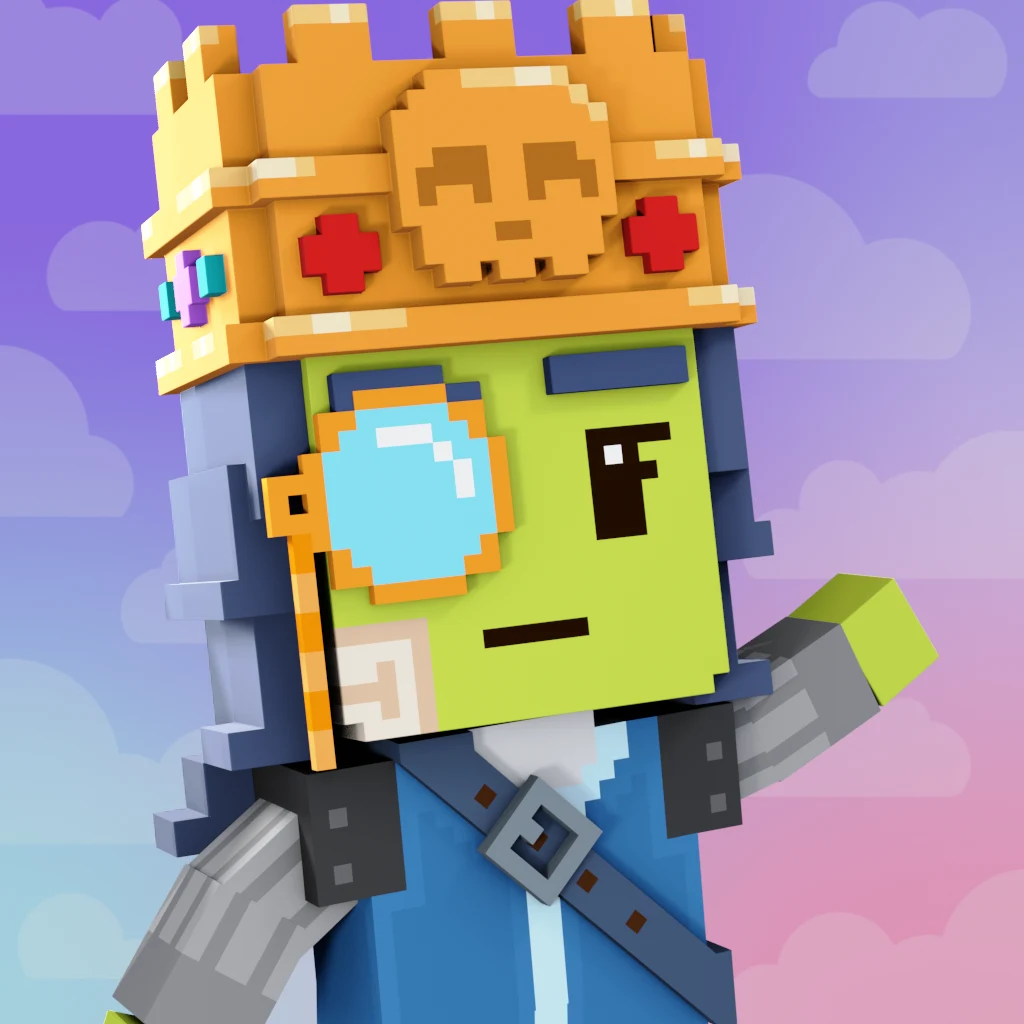 Pirate #3011 voxel render