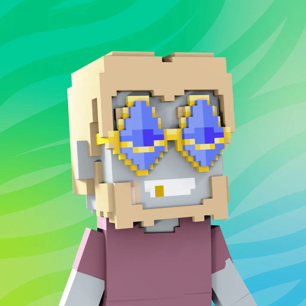 Pirate #3012 voxel render