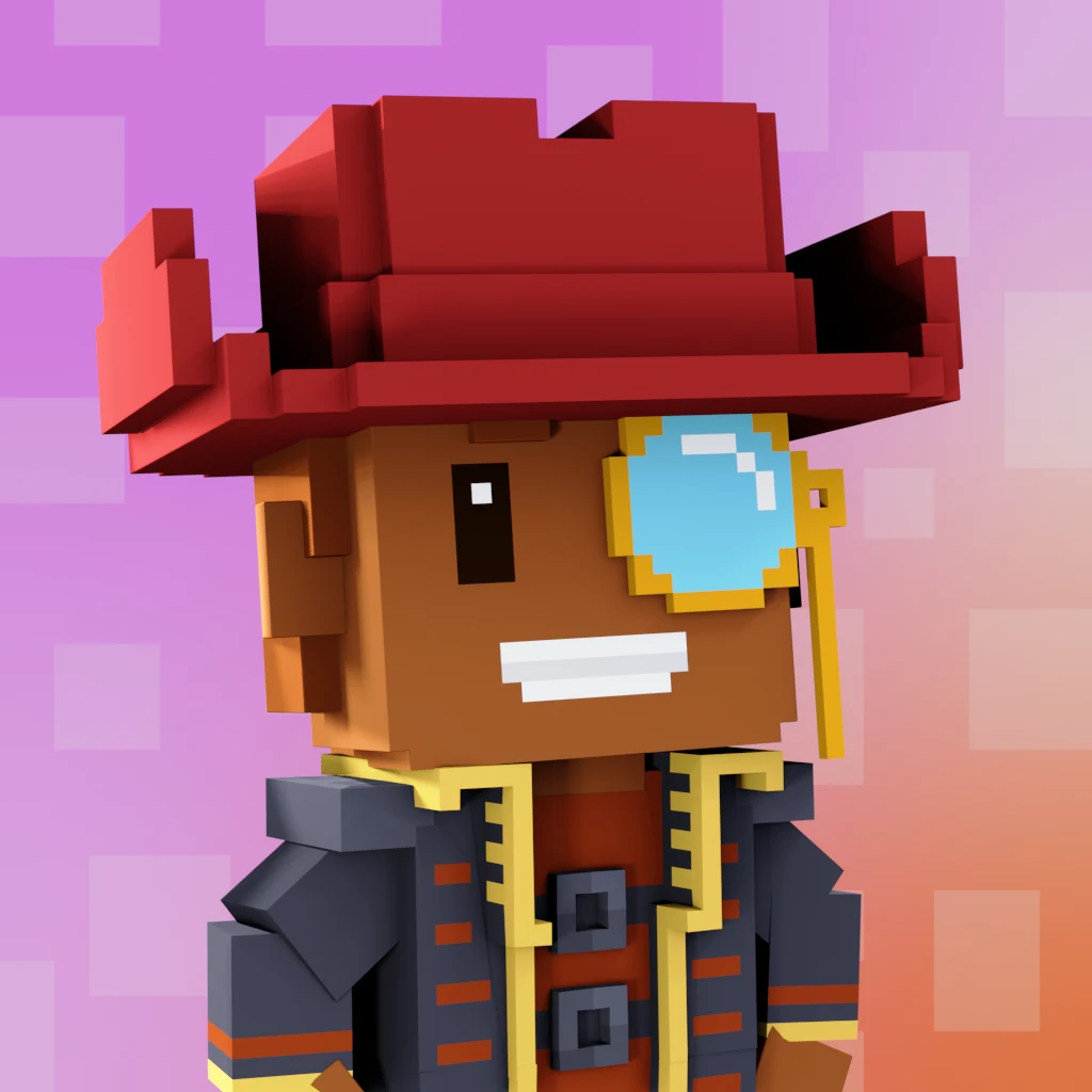 Pirate #3013 voxel render