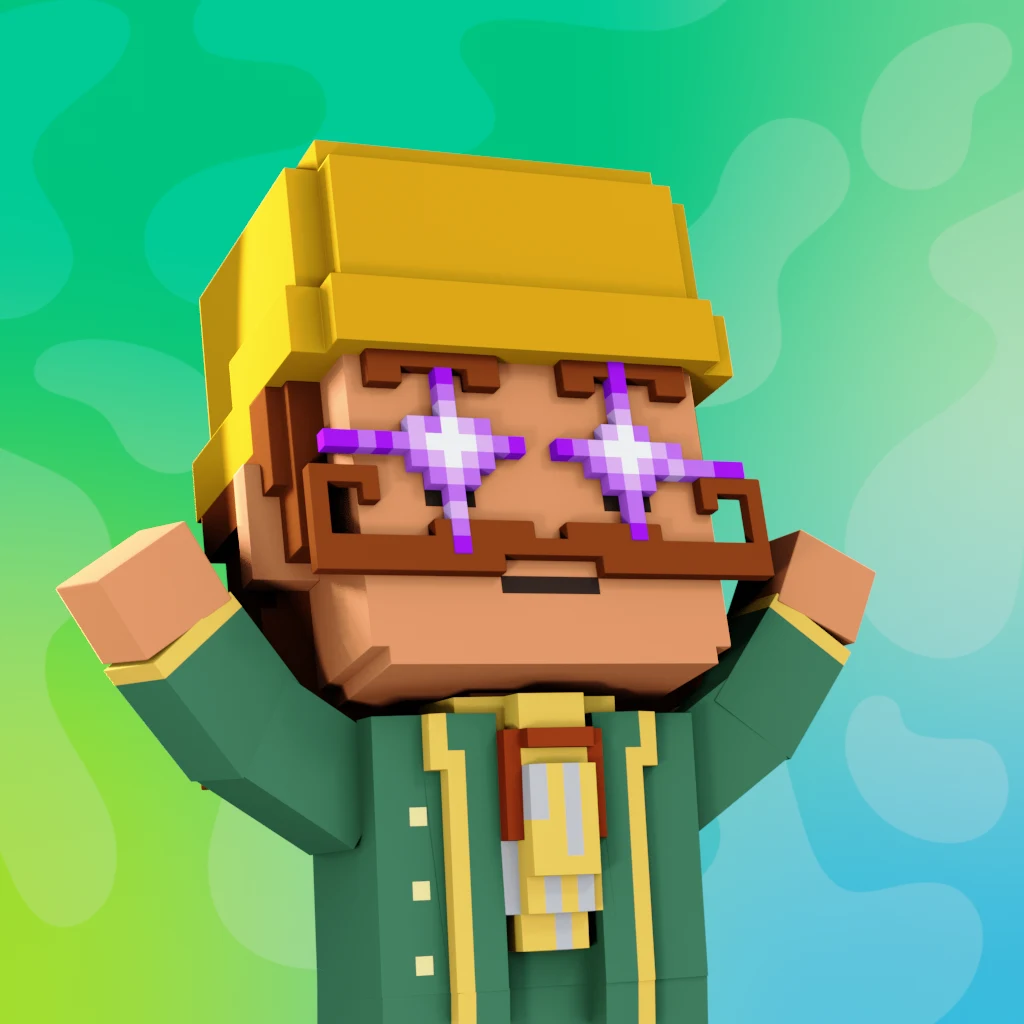 Pirate #3014 voxel render