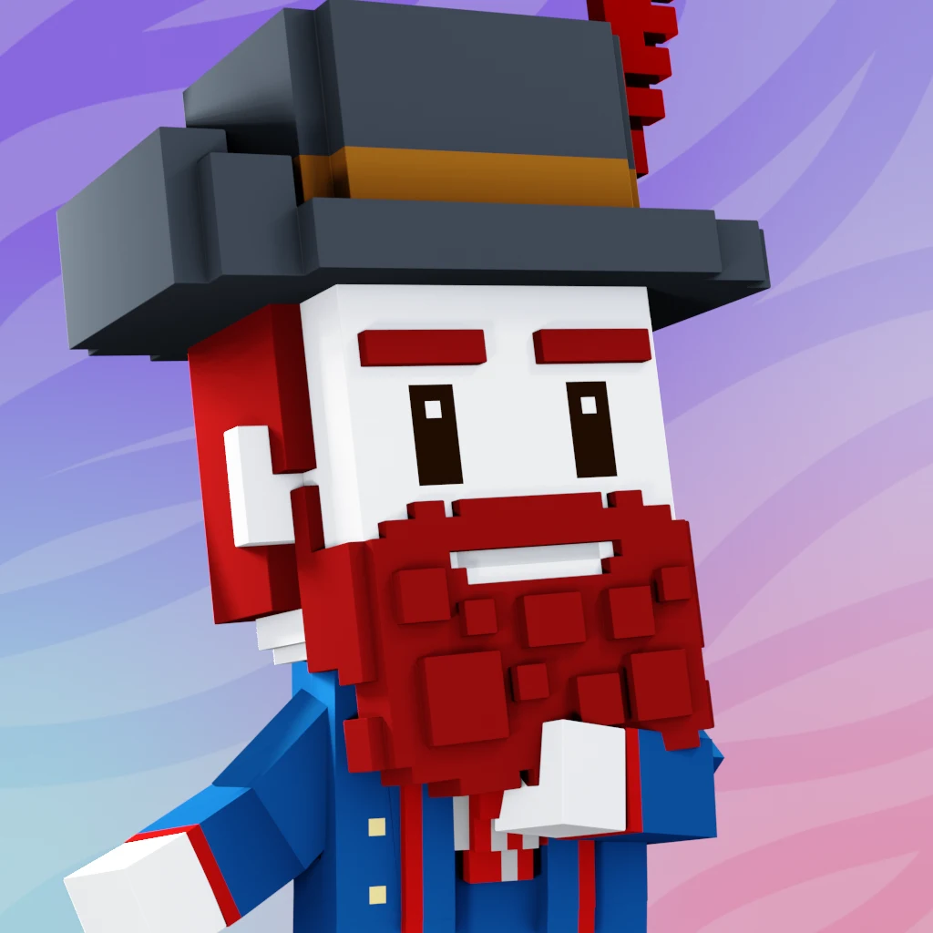 Pirate #3015 voxel render