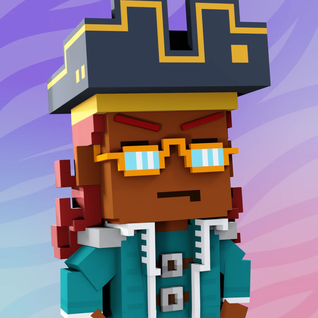 Pirate #3017 voxel render