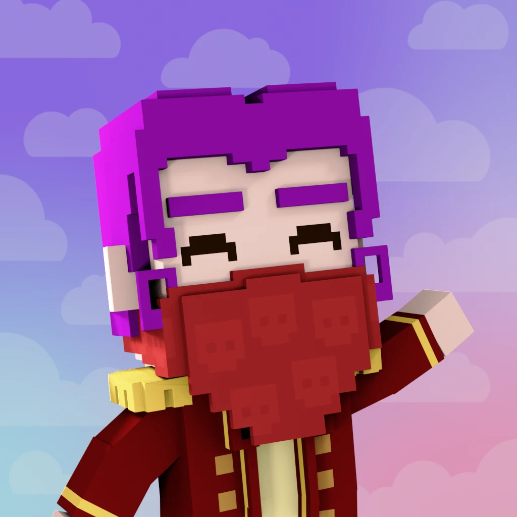 Pirate #3019 voxel render