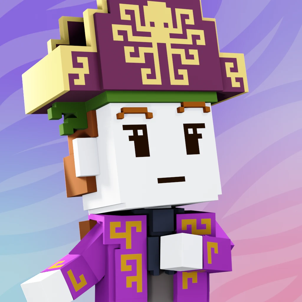 Pirate #3020 voxel render