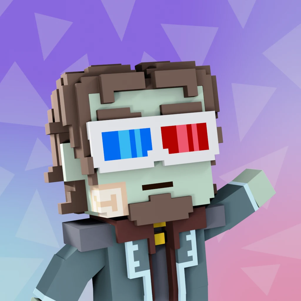 Pirate #3021 voxel render