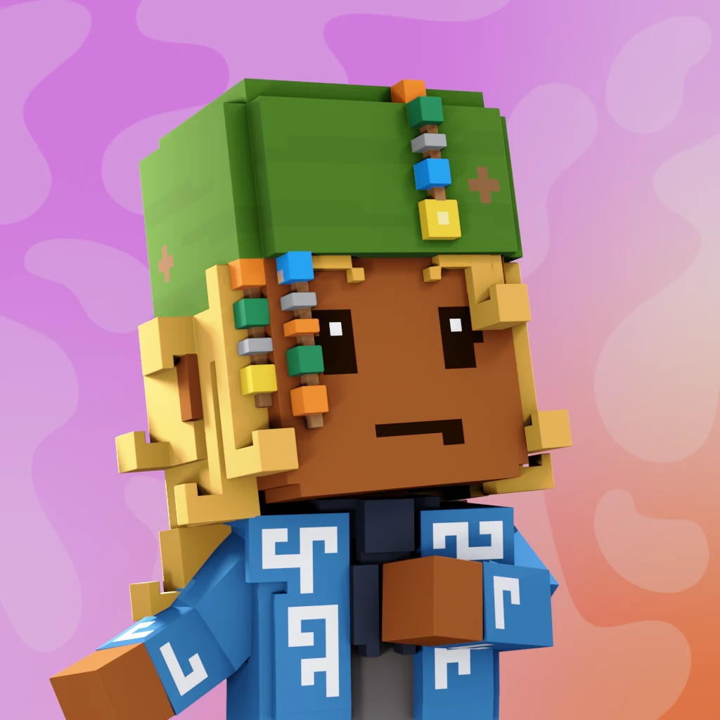 Pirate #3027 voxel render