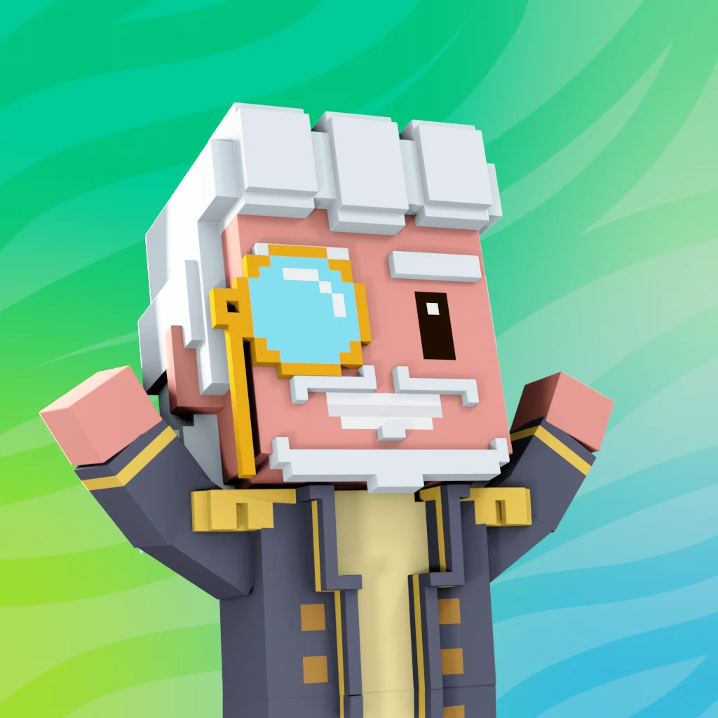 Pirate #3028 voxel render