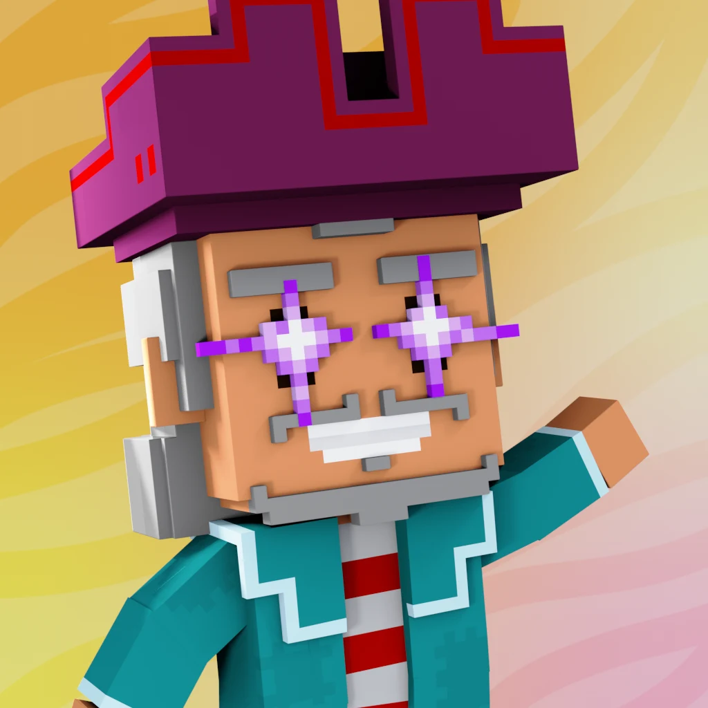 Pirate #303 voxel render