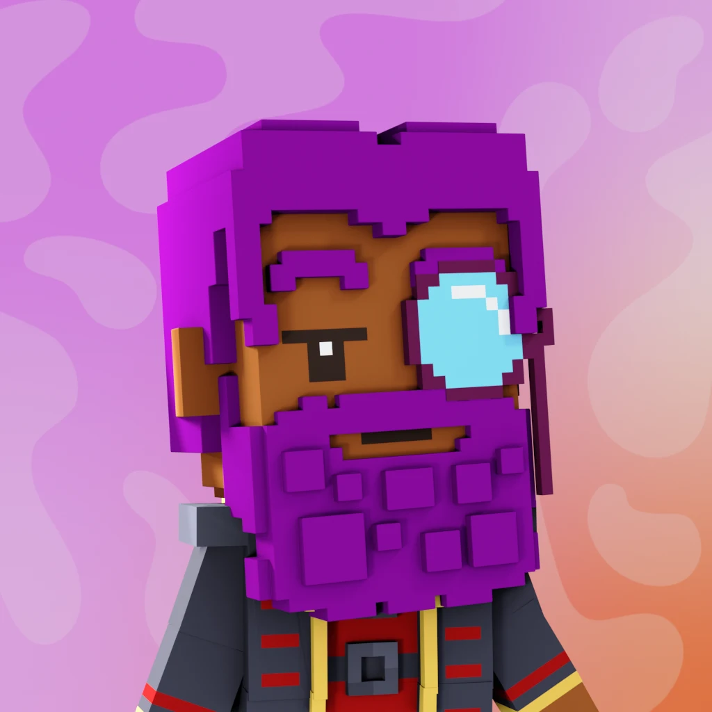 Pirate #3030 voxel render