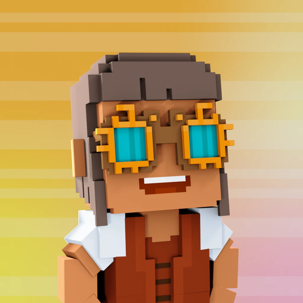 Pirate #3031 voxel render