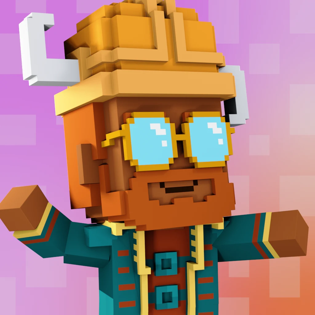 Pirate #3034 voxel render