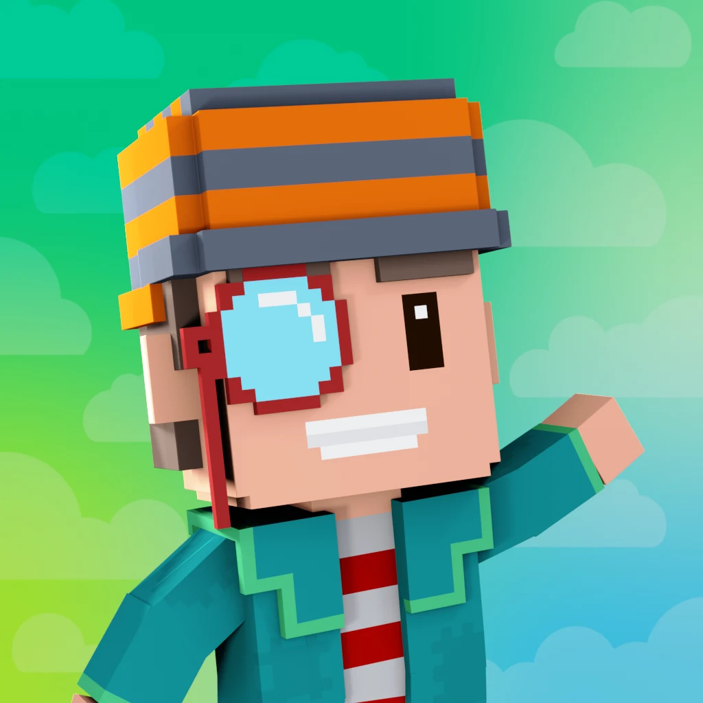 Pirate #3035 voxel render