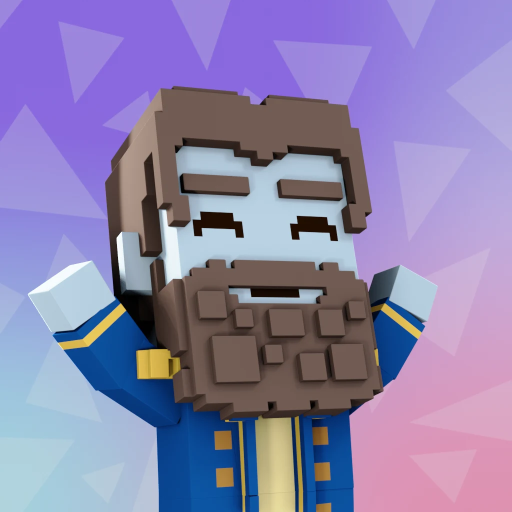 Pirate #3036 voxel render