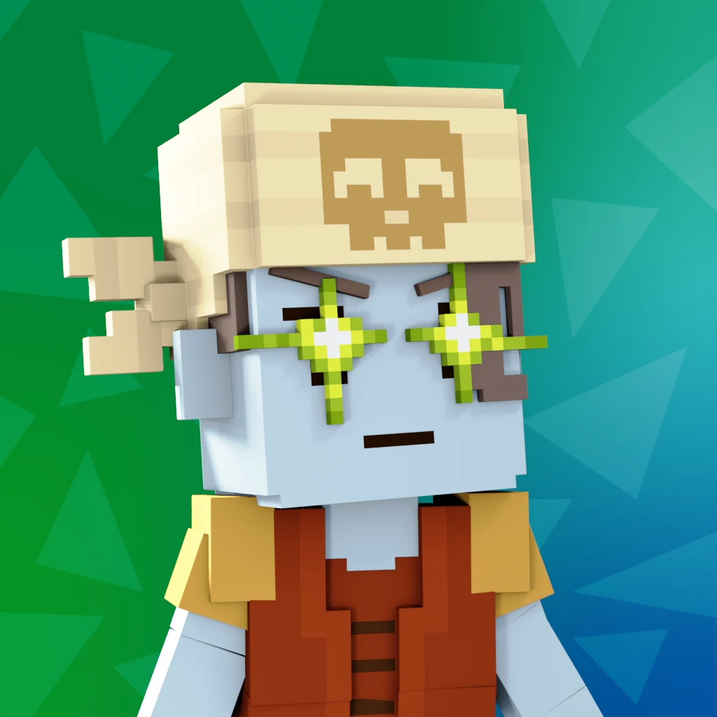 Pirate #3037 voxel render