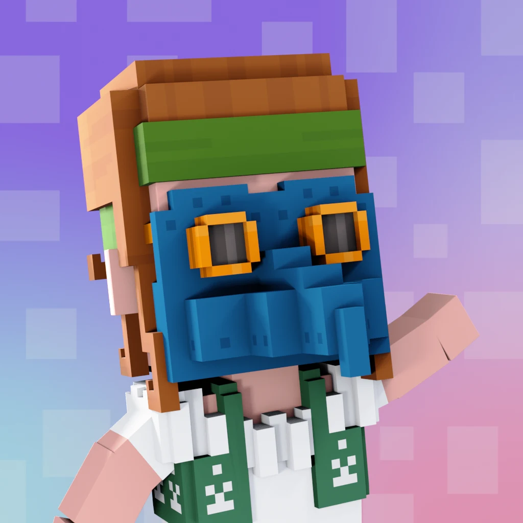 Pirate #3038 voxel render