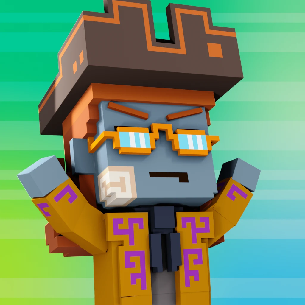 Pirate #3040 voxel render